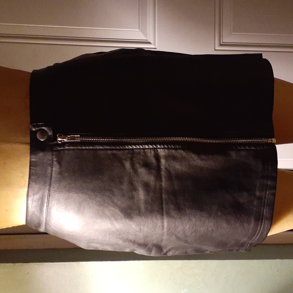 Just - one pleather skirt